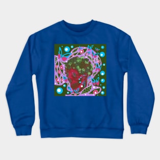 the dead and the butterfly, ecopop mandala Crewneck Sweatshirt